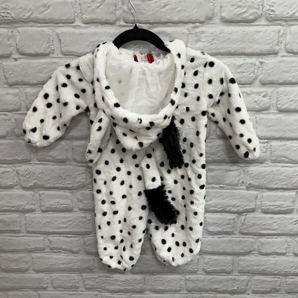 Dalmatian Puppy Halloween Costume 12/18 Month Halloween Bodysuit Warm Ships Fast